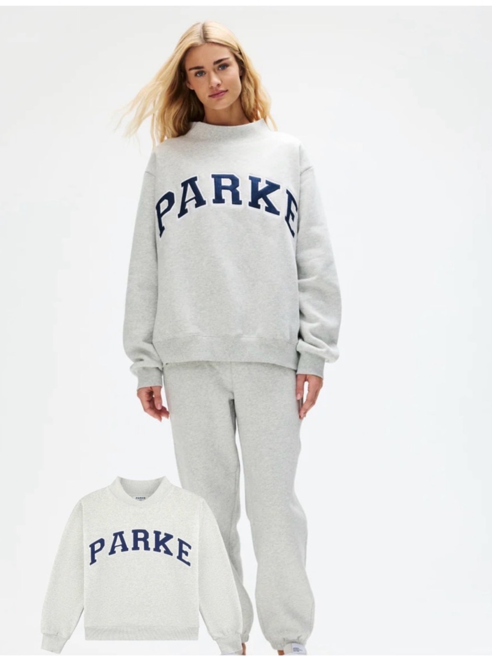 PARKE OG Varsity Mockneck Fleece L/XL
Classic grey